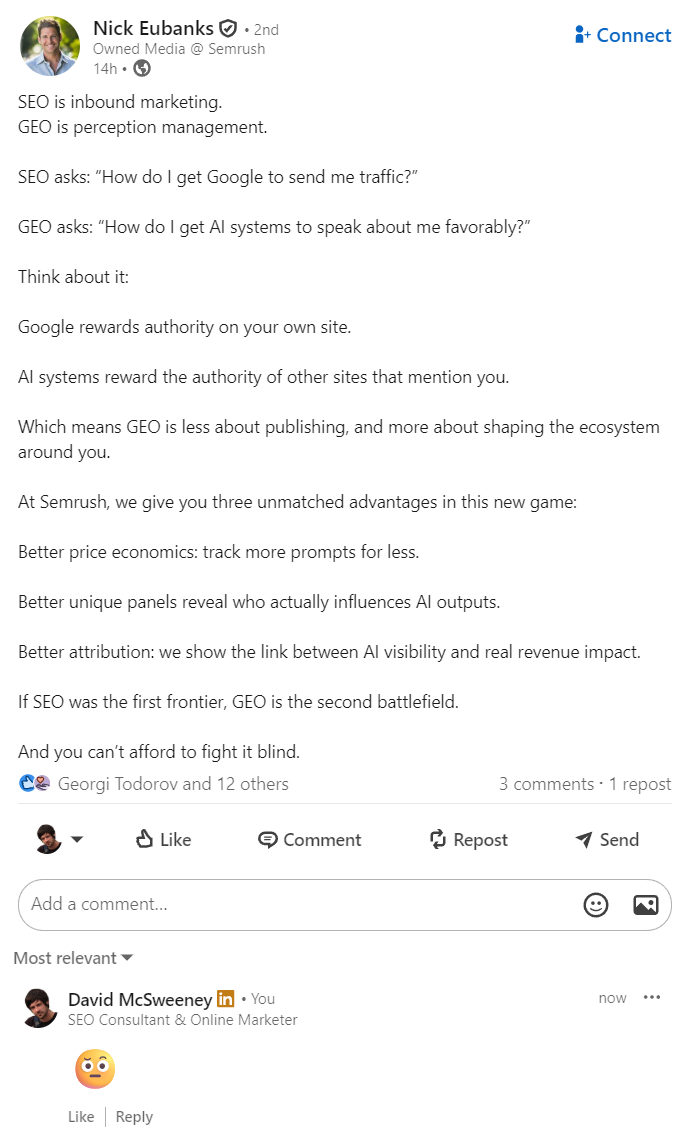 nick eubanks, linkedin
