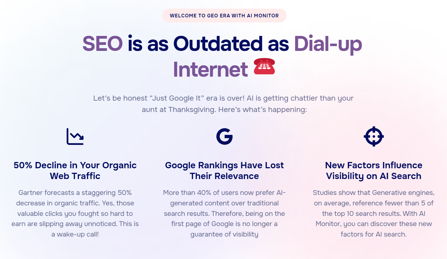 seo is as outdated as the internet